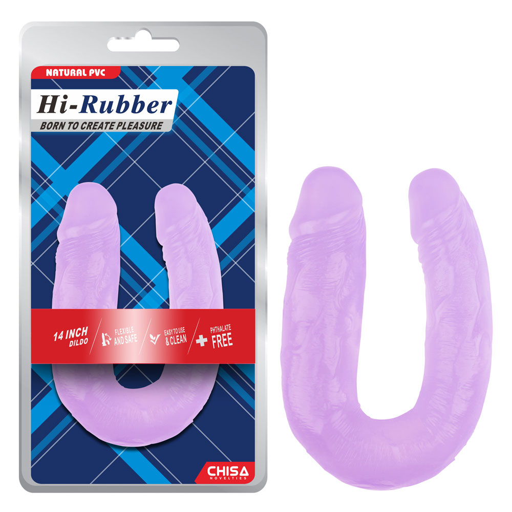 14 inch dildo-paars