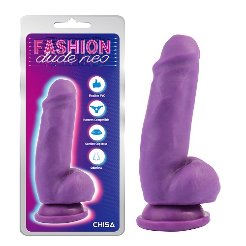 6.9'' Dual Density Cock Dildo Paars