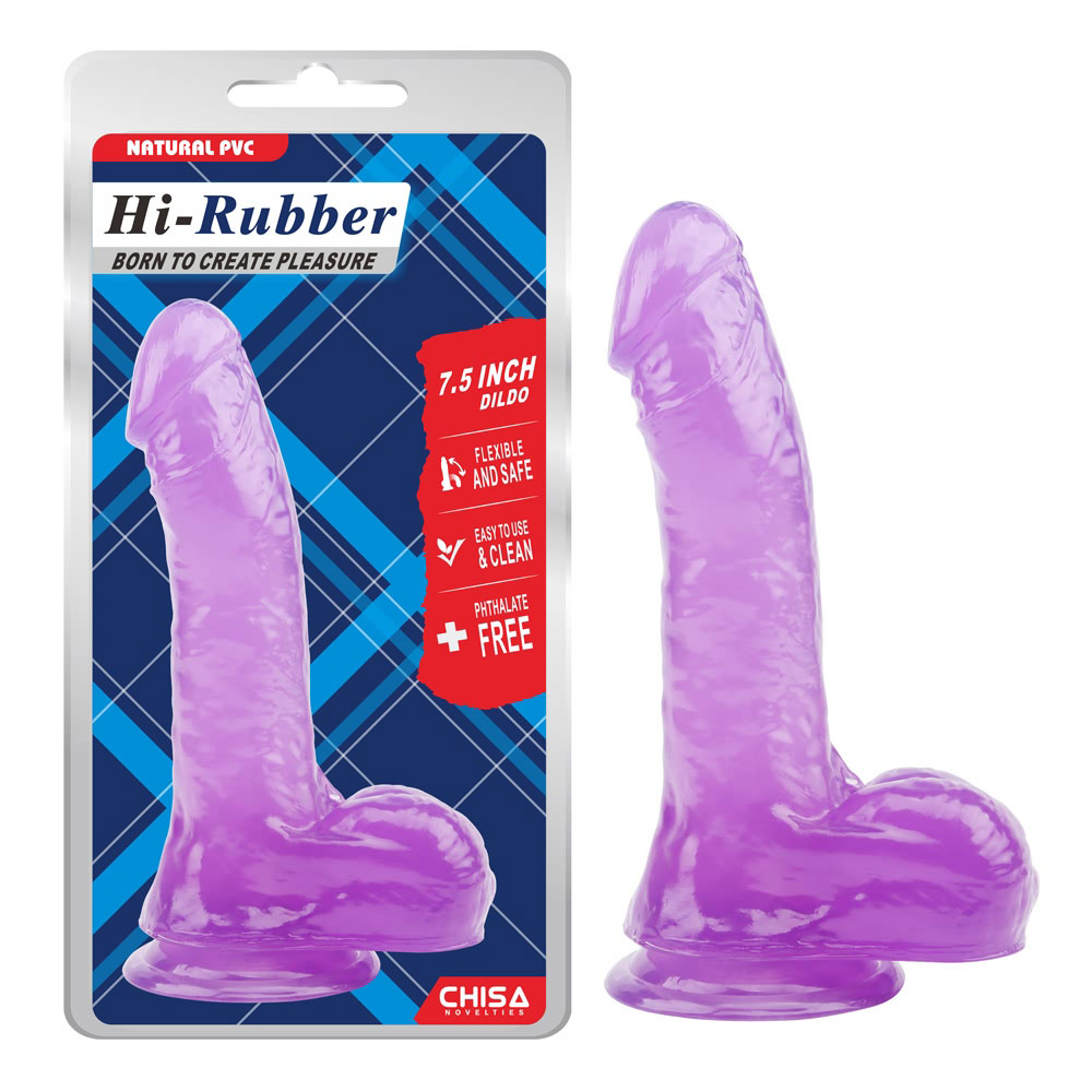 7,5 inch dildo-paars
