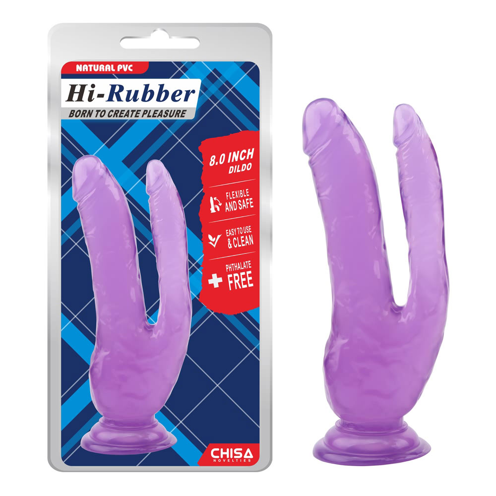 8.0 Inch Dildo - Paars