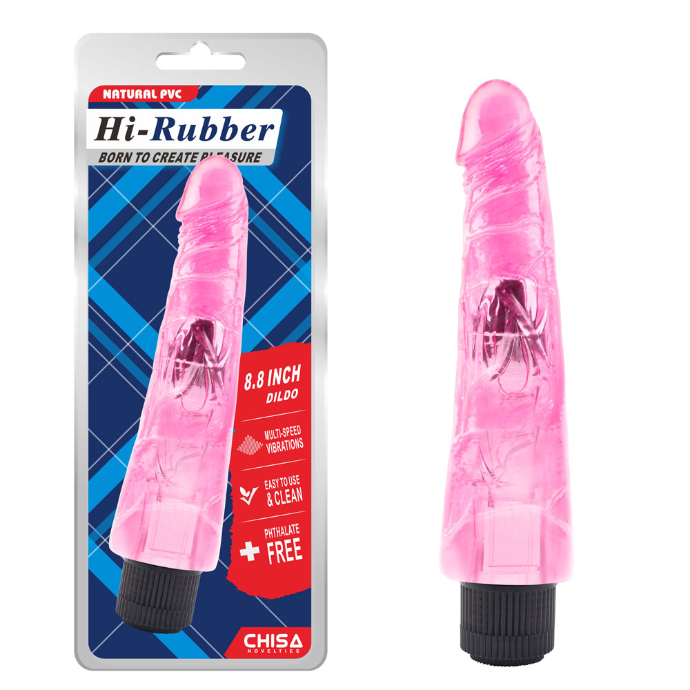 8,8 inch vibrerende dildo-roze