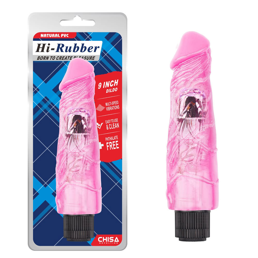 9 inch dildo - roze