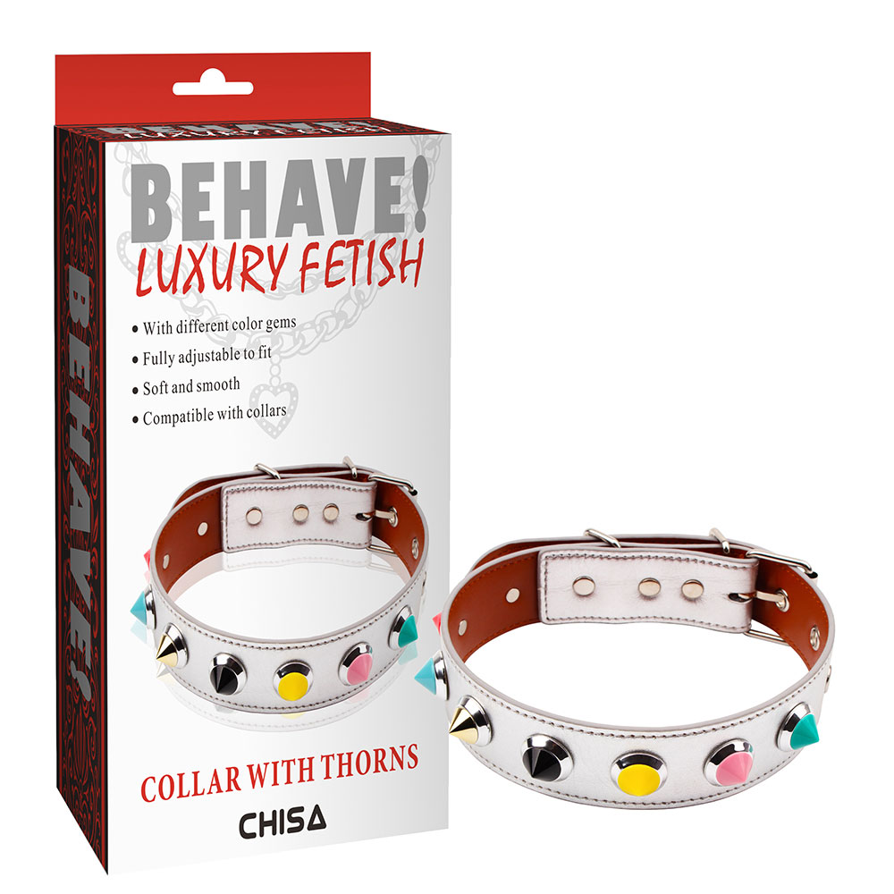 Halsband met Doornen Zilver
