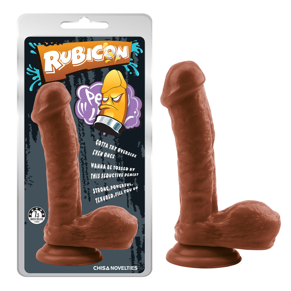 Zachte zwarte penis-bruin
