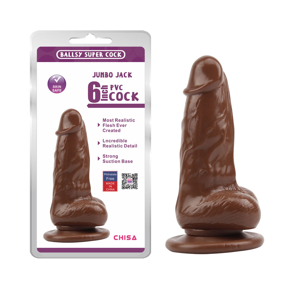 JUMBO JACK 6 Dildo - Bruin