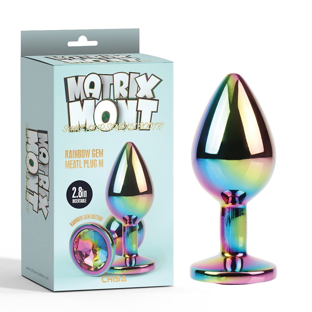 Rainbow Gem Meatlplug M